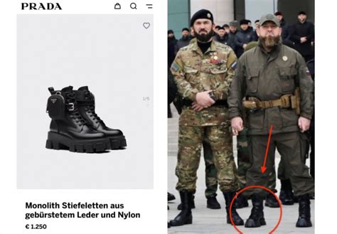 kadyrov boots prada|Prada boots russia.